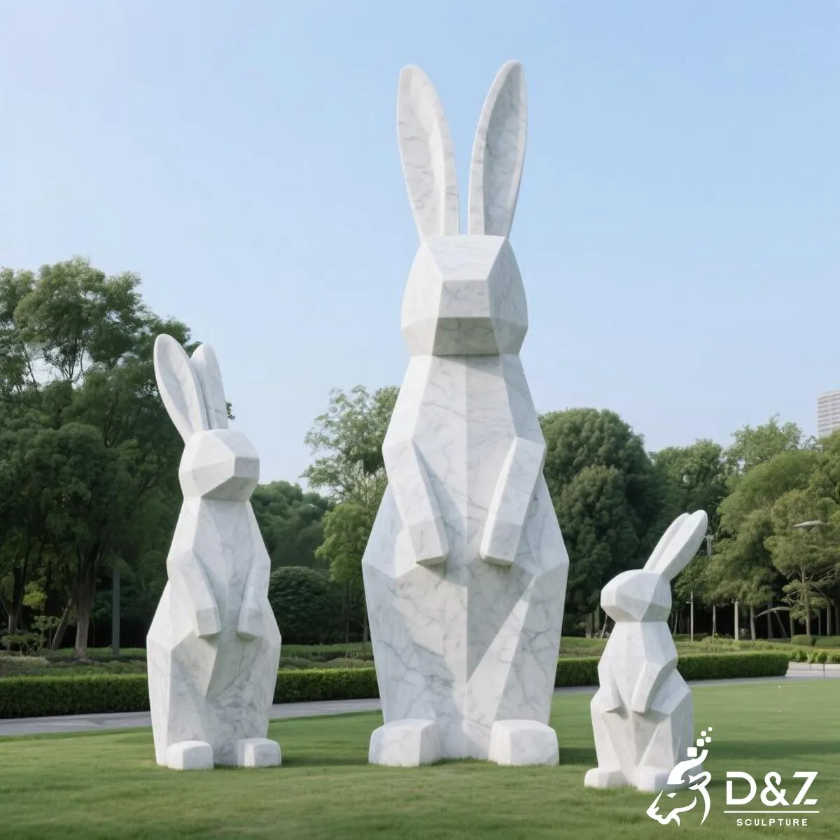 Large Modern Metal Bunny Rabbit Sculptures for Garden-Giant rabbit sculpture-Rabbit Garden Statue Large Modern Metal Bunny Rabbit Sculptures for Garden-Giant rabbit sculpture-Rabbit Garden Statue