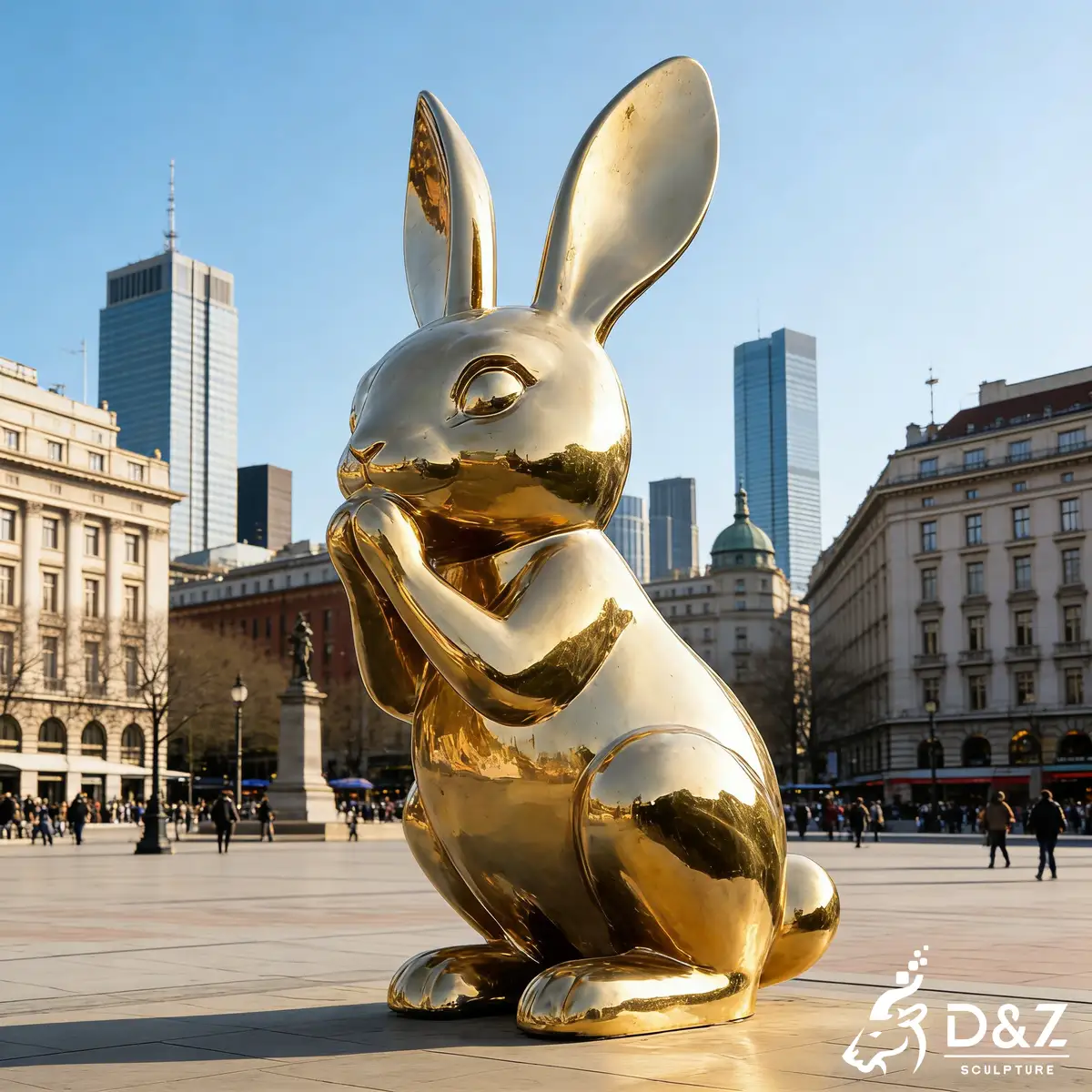Large Modern Metal Bunny Rabbit Sculptures for Garden-Metal Bunny Rabbit Sculpture Large Modern Metal Bunny Rabbit Sculptures for Garden-Metal Bunny Rabbit Sculpture